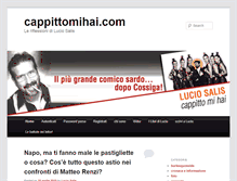 Tablet Screenshot of cappittomihai.com